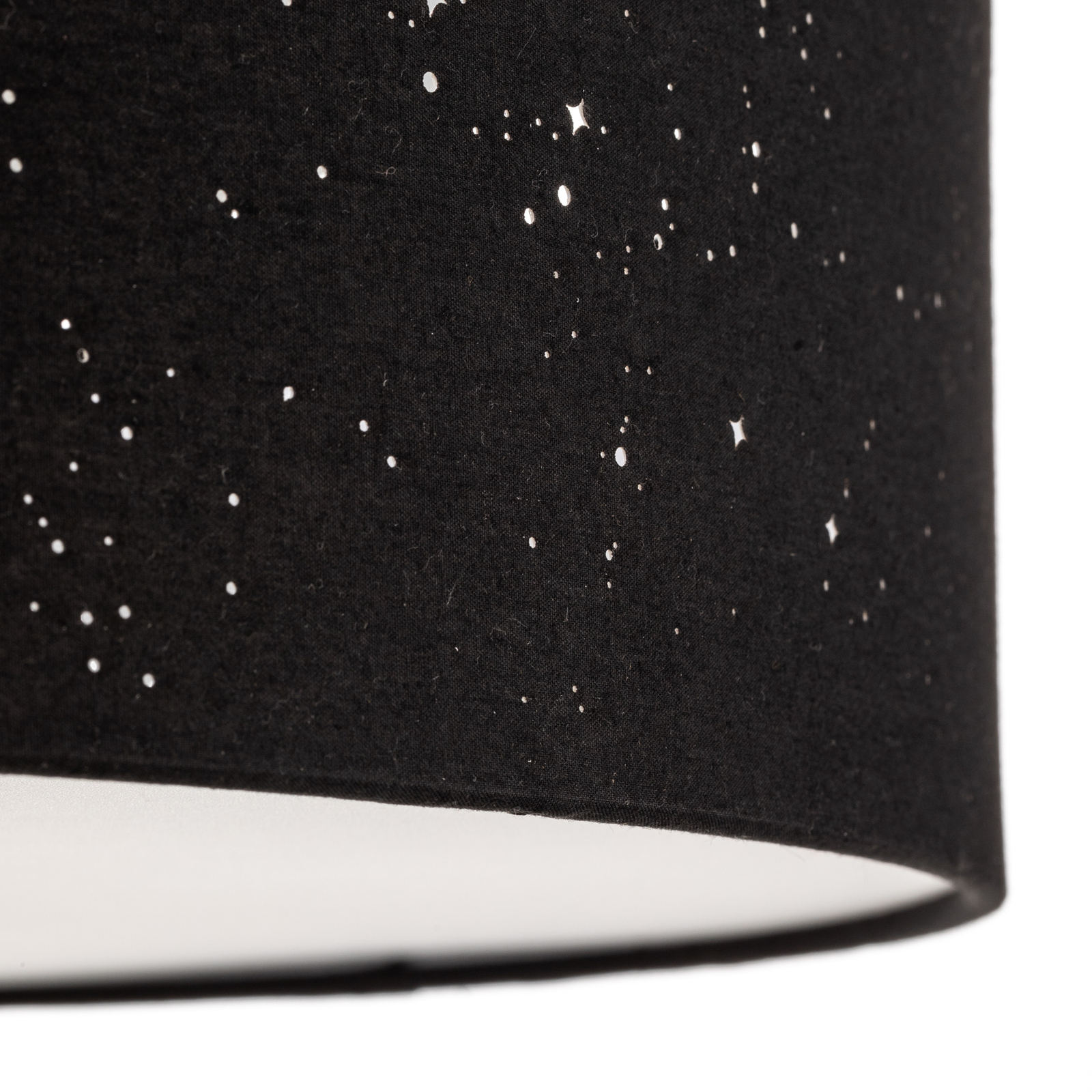 Lindby Ellamina plafoniera LED, 60 cm, nero
