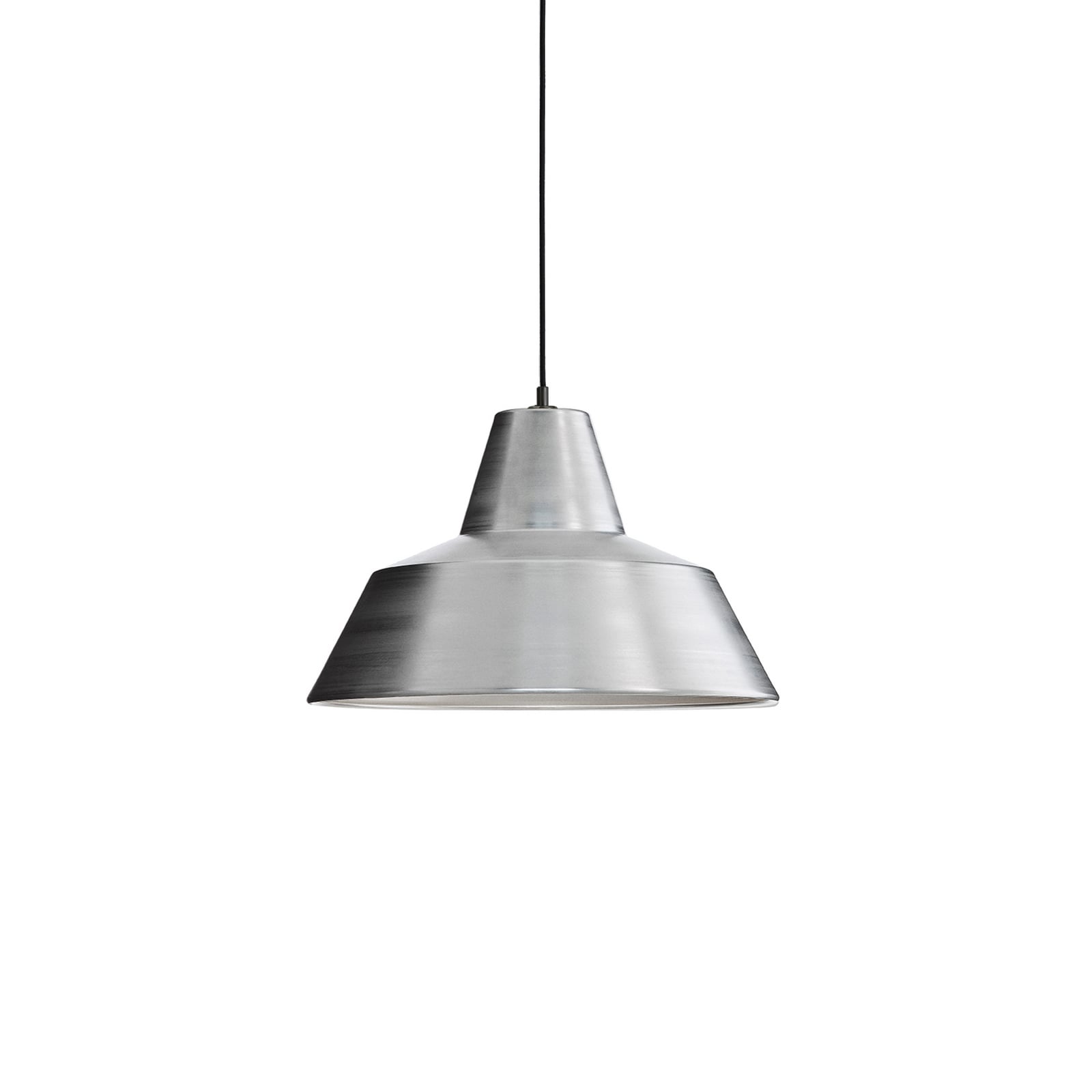 Workshop W4 Pendelleuchte, grau, Alu, E27 - Made By Hand