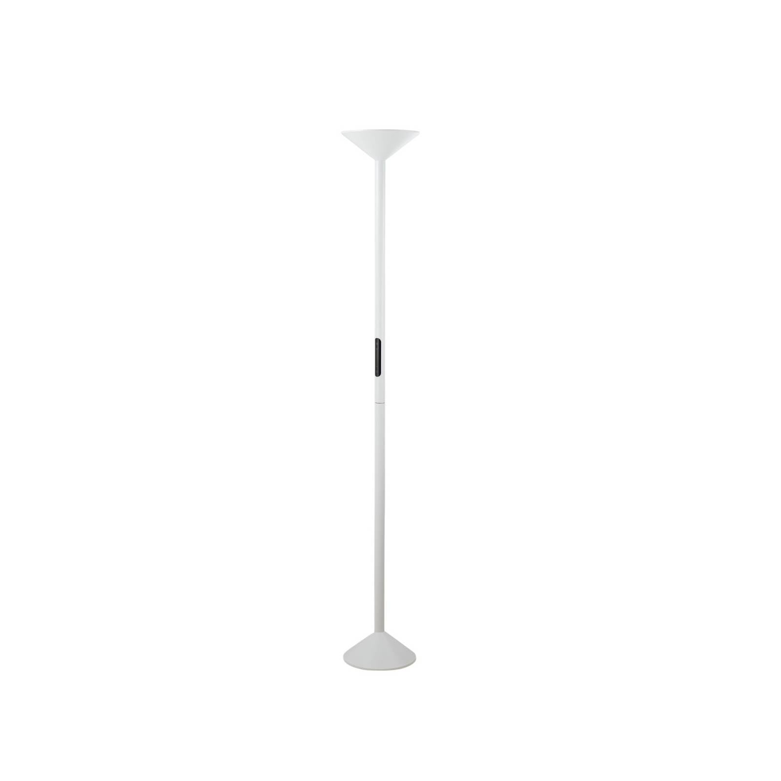 LED-Stehleuchte Tratto, weiß, Metall, CCT, dimmbar
