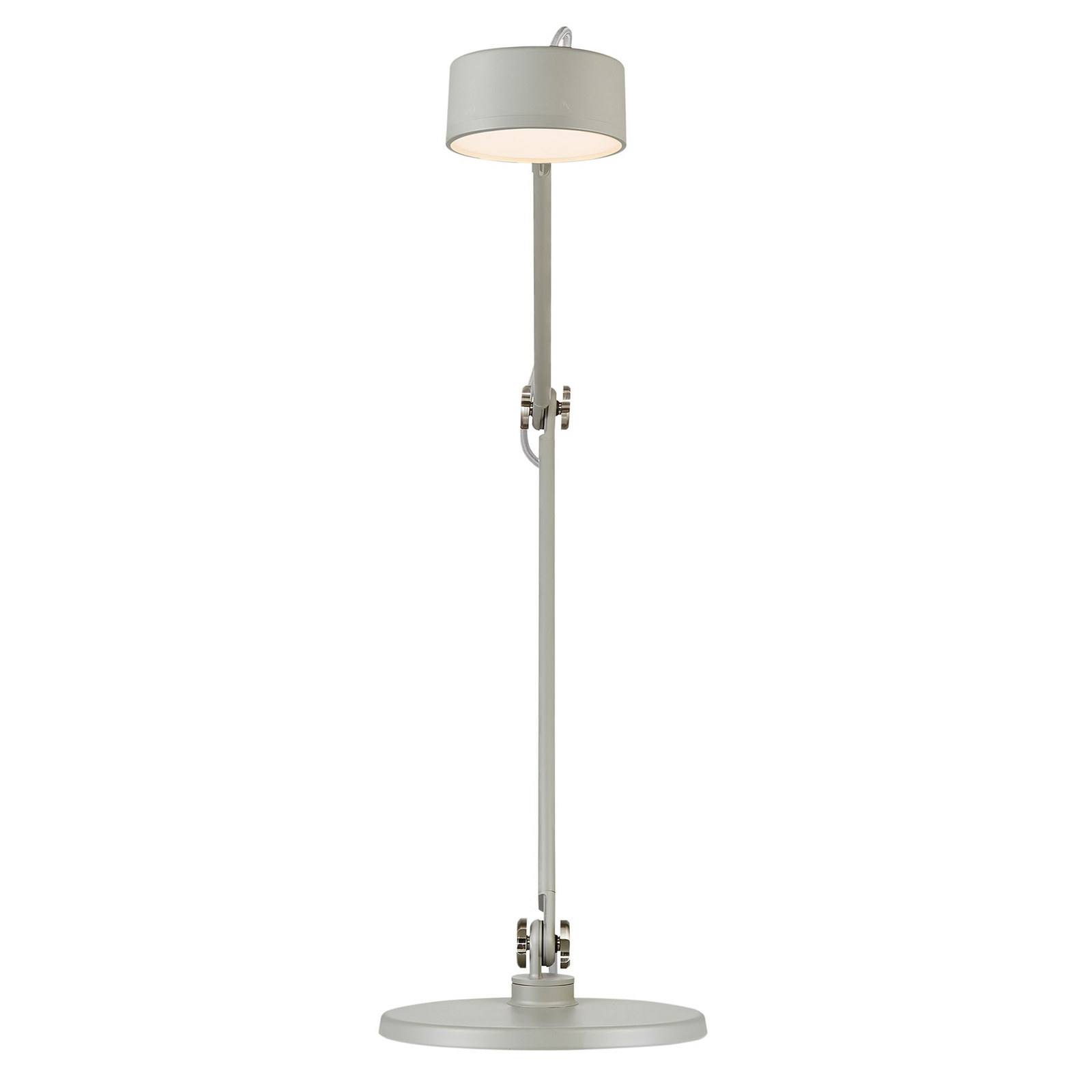 Lámpara de mesa LED Nobu, gris
