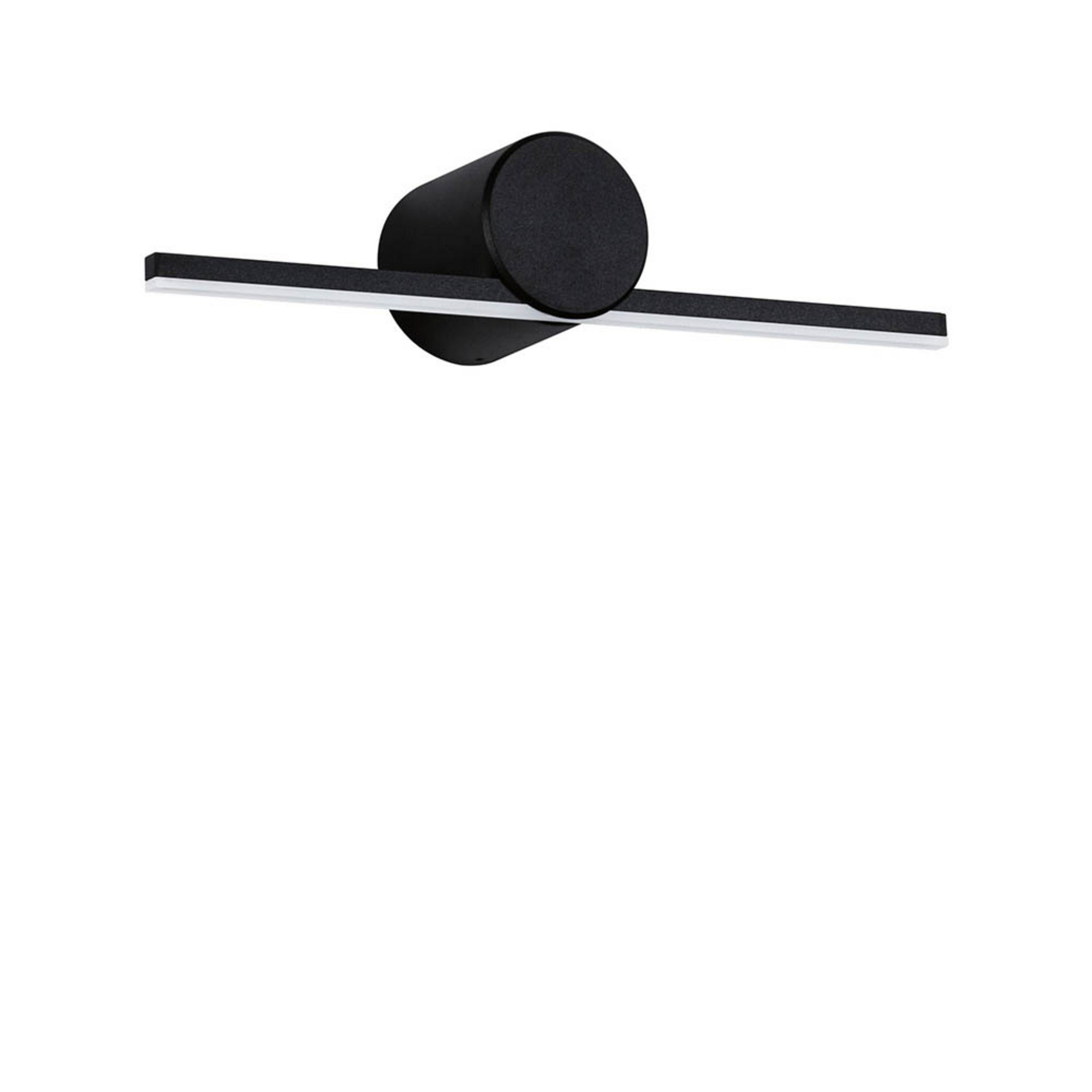 Sava wandlamp IP44 250lm 4,2W matzwart - Paulmann