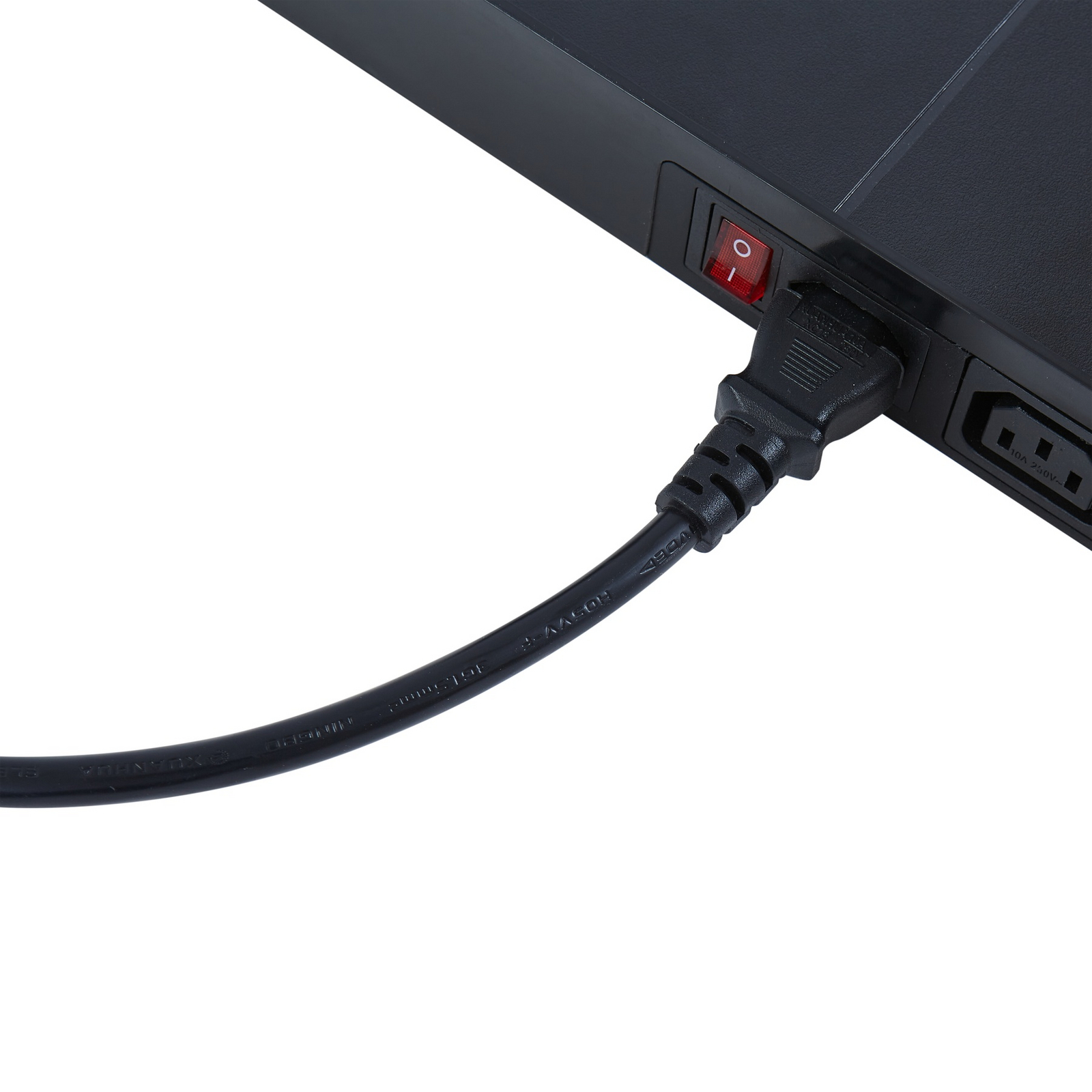 Quill charging station, black polycarbonate, 6 lights - Lucande Quill charging station, black polycarbonate, 6 lights - Lucande