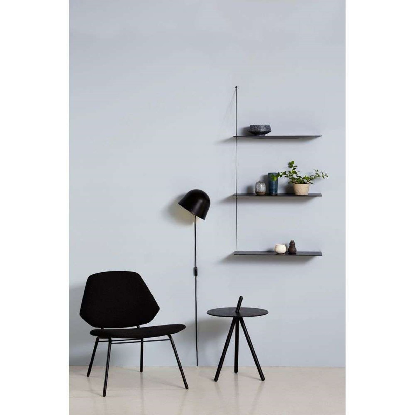 Stedge Add-on Shelf L60 Black - Woud