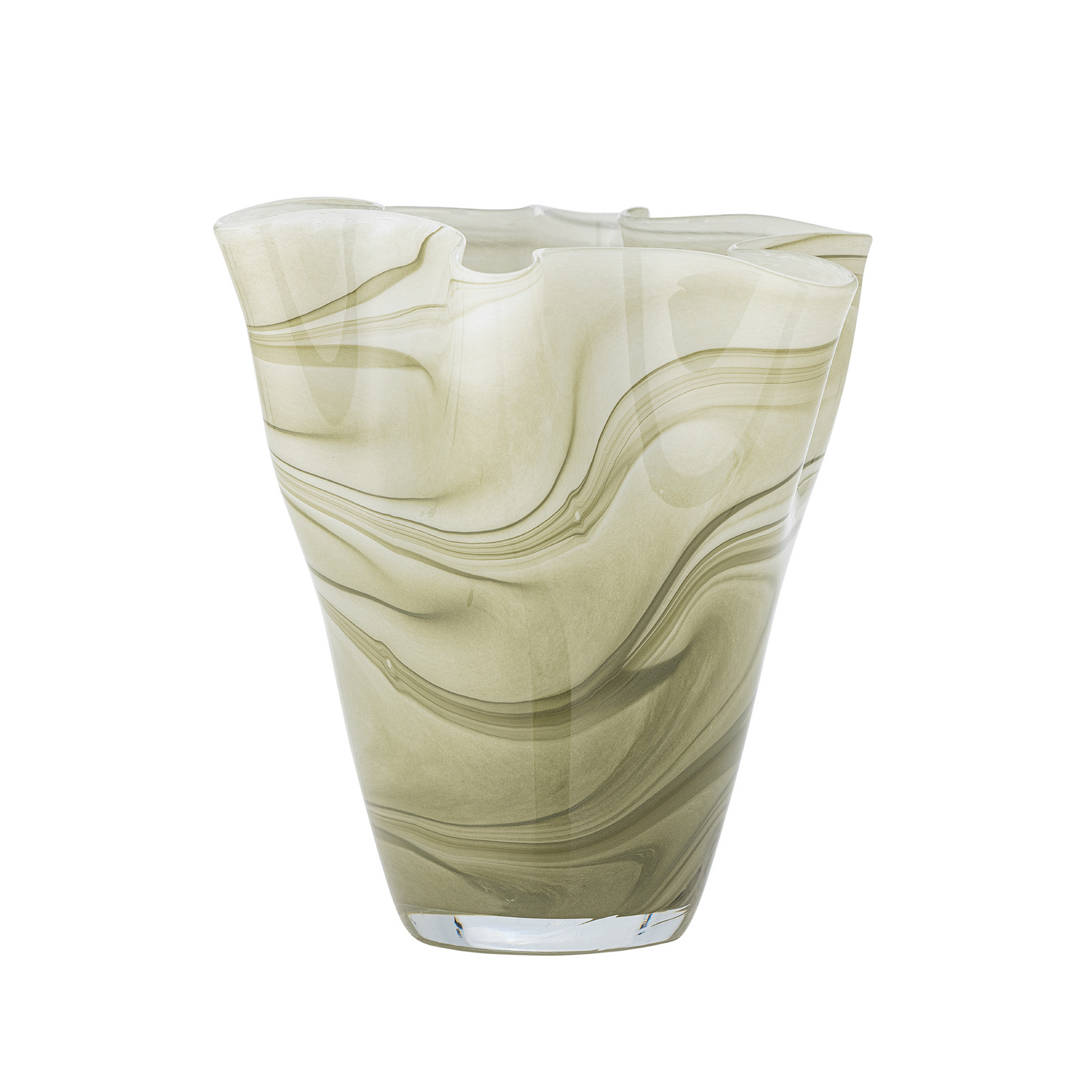 Vase Toryn, vert, hauteur 24 cm, verre - Bloomingville