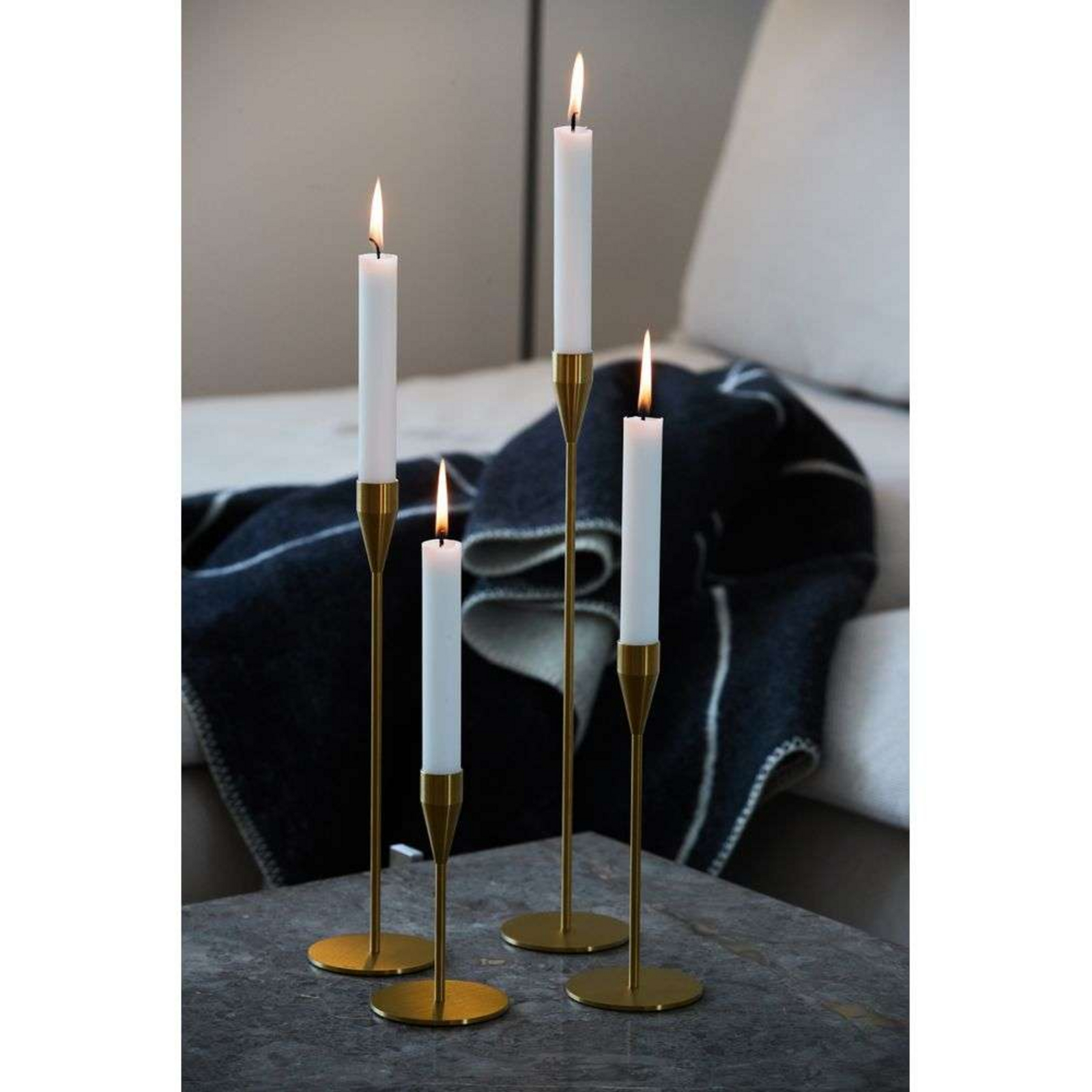 Venus Candle Holder H21 Brass - Piet Hein