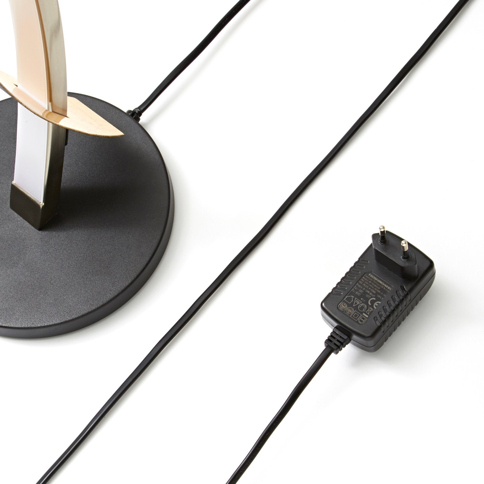 Lucande LED-Tischleuchte Marija, schwarz, Metall, 61,5 cm