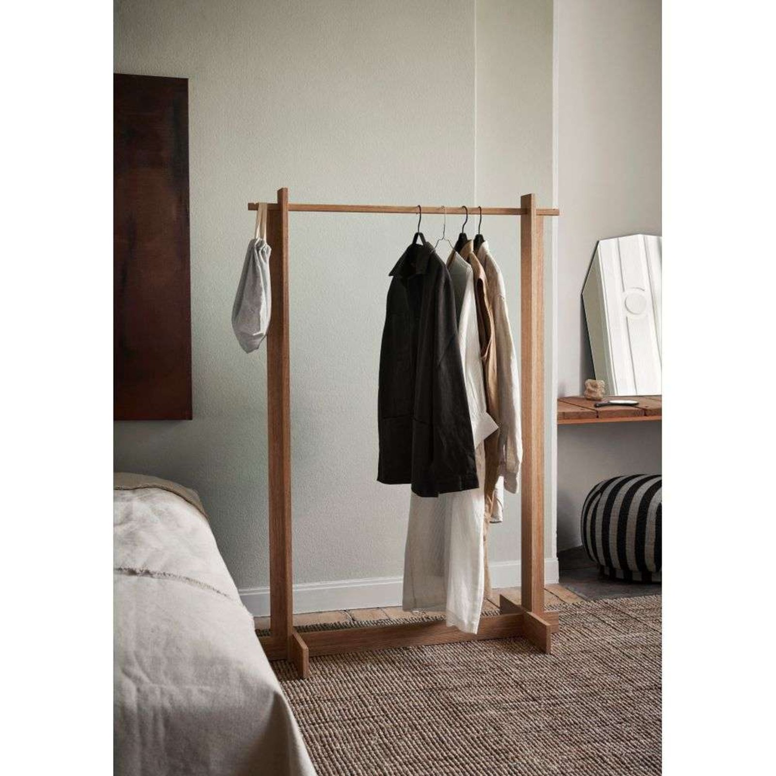 Bridge Clothes Rack Oiled Oak - ferm LIVING