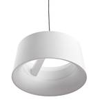 LOOM DESIGN LED hanglamp Cookie, wit, aluminium Ø 15 cm