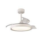 Mistral Mini LED-Deckenventilator weiß DC leise CCT - Mantra