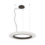 Bover LED hanglamp Roda S/90, bruin/wit, Ø 90 cm, TRIAC