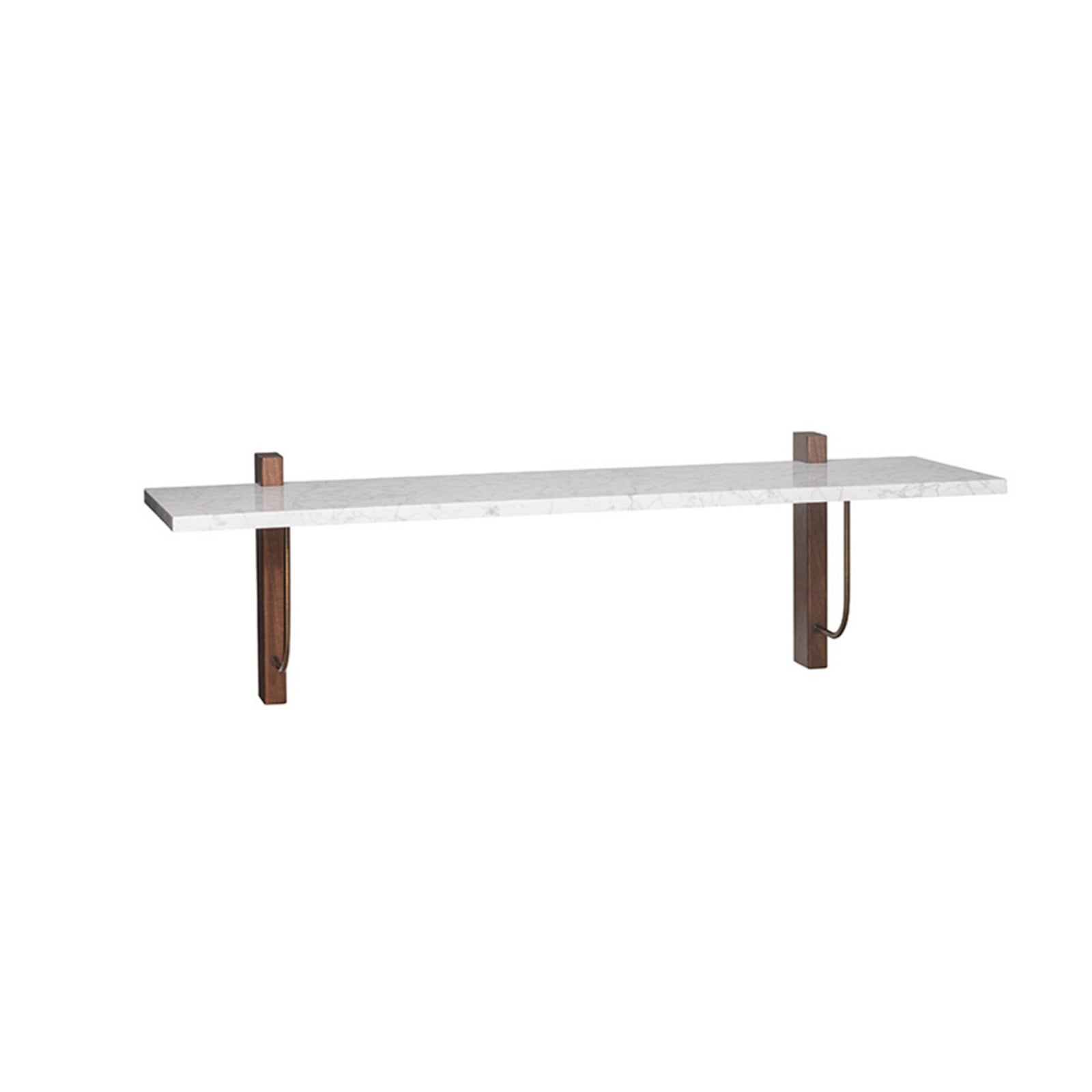 Étagère murale Corbel, marbre de Carrare, longueur 100 cm - Audo
