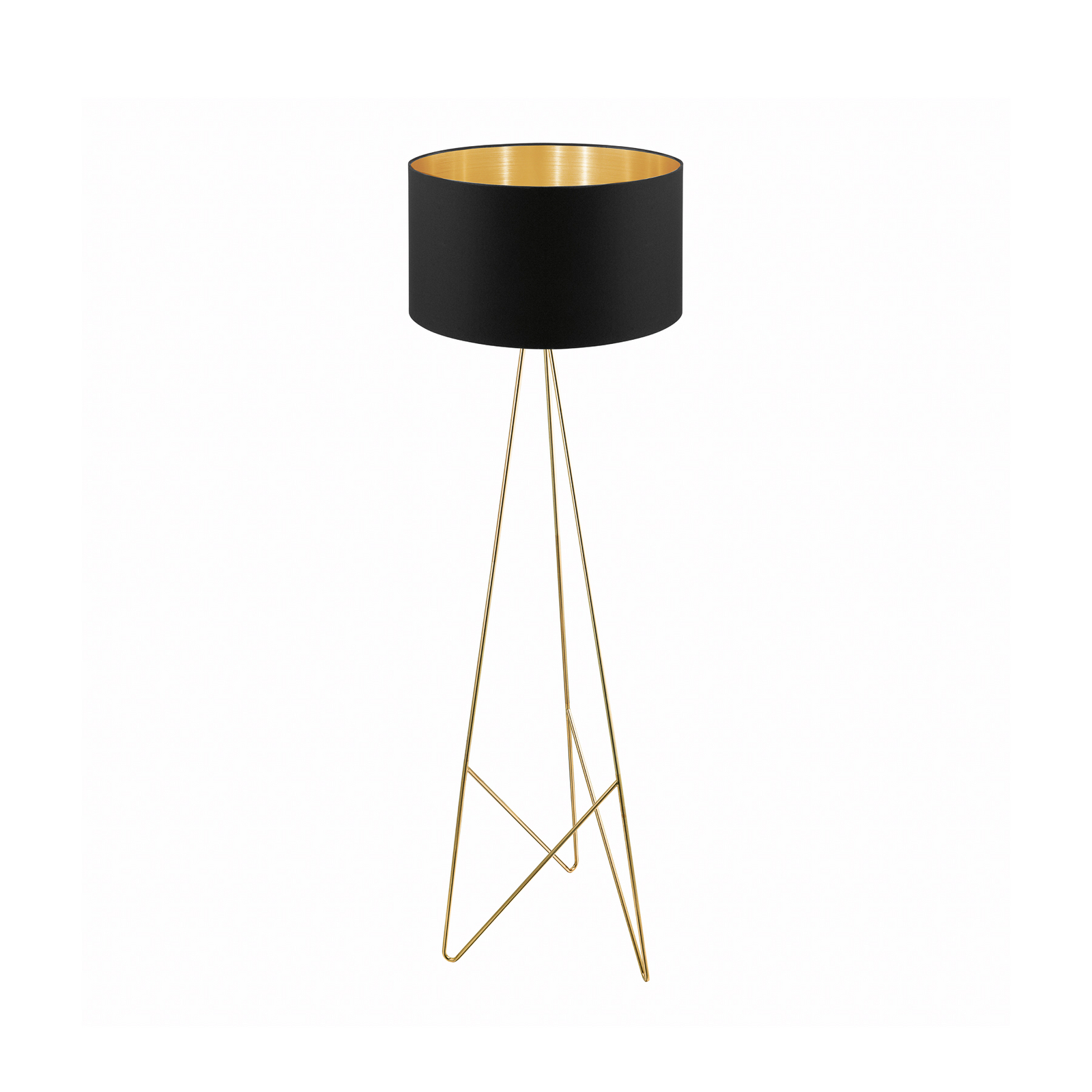 Lampe sur pied Camporale, noir, hauteur 154 cm - Stars of Light