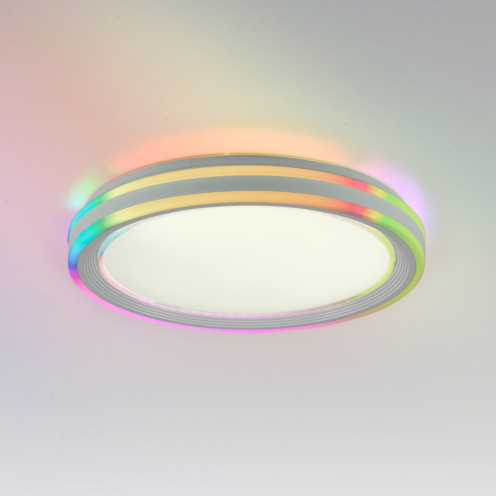 Plafonnier LED Spheric, CCT, RVB, Ø 48 cm