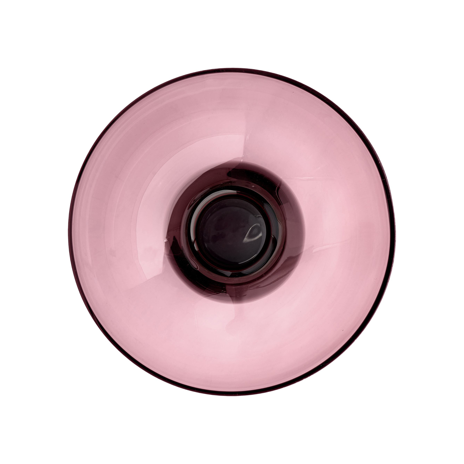 AYTM Vaso Torus, rosa, Ø 25 cm, altezza 33 cm, vetro