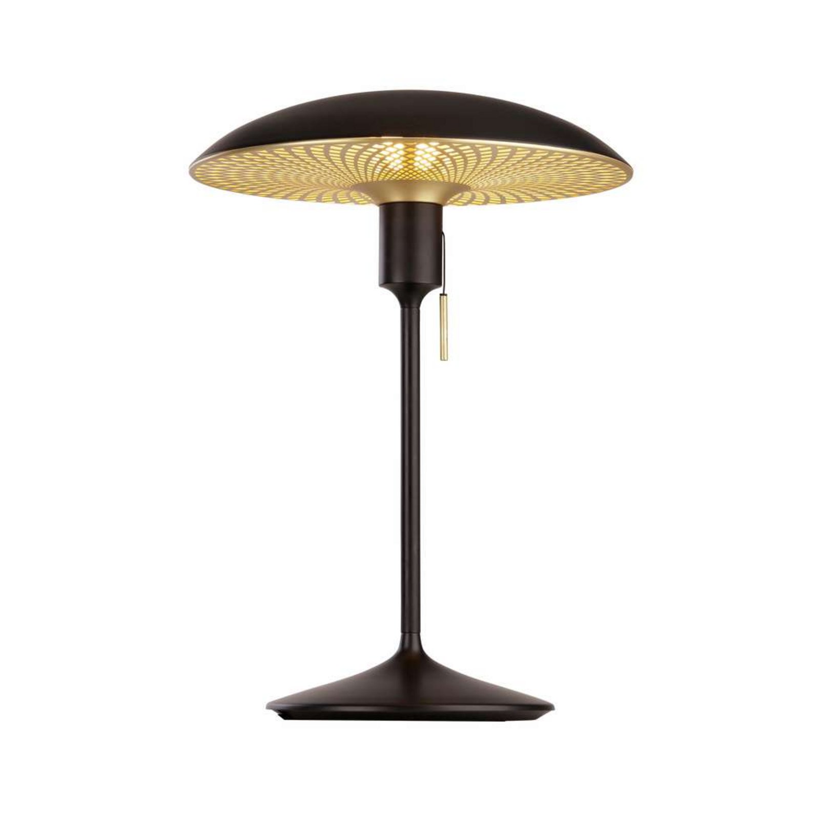 Manta Ray Table Lamp Black/Brass - UMAGE