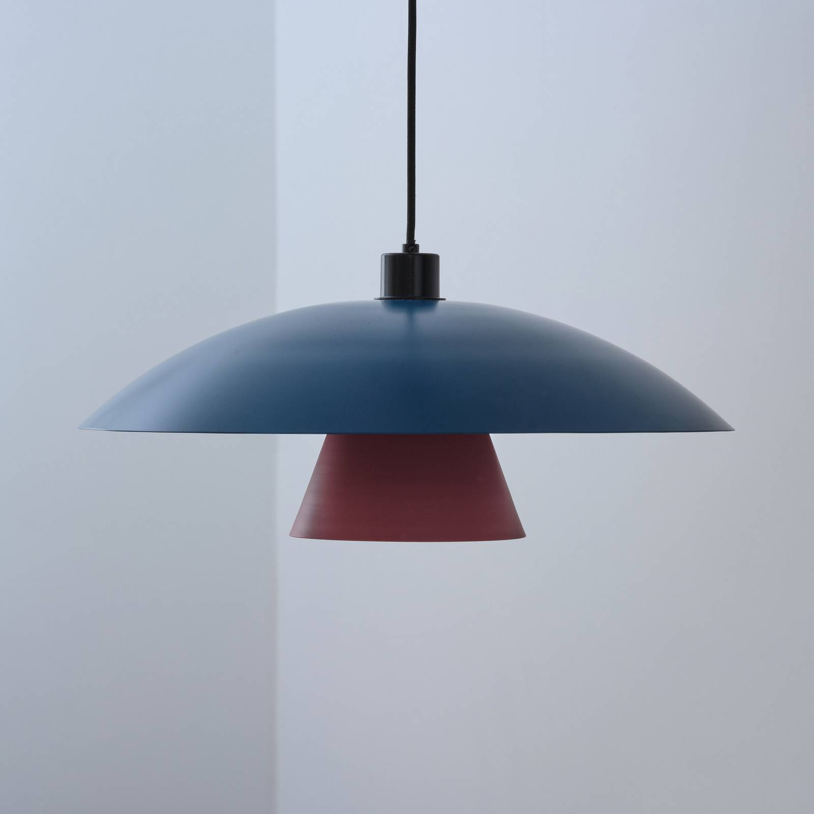 Żyrandol OSRAM Decor Flying Mushroom niebiesko-różowa, stal, E27