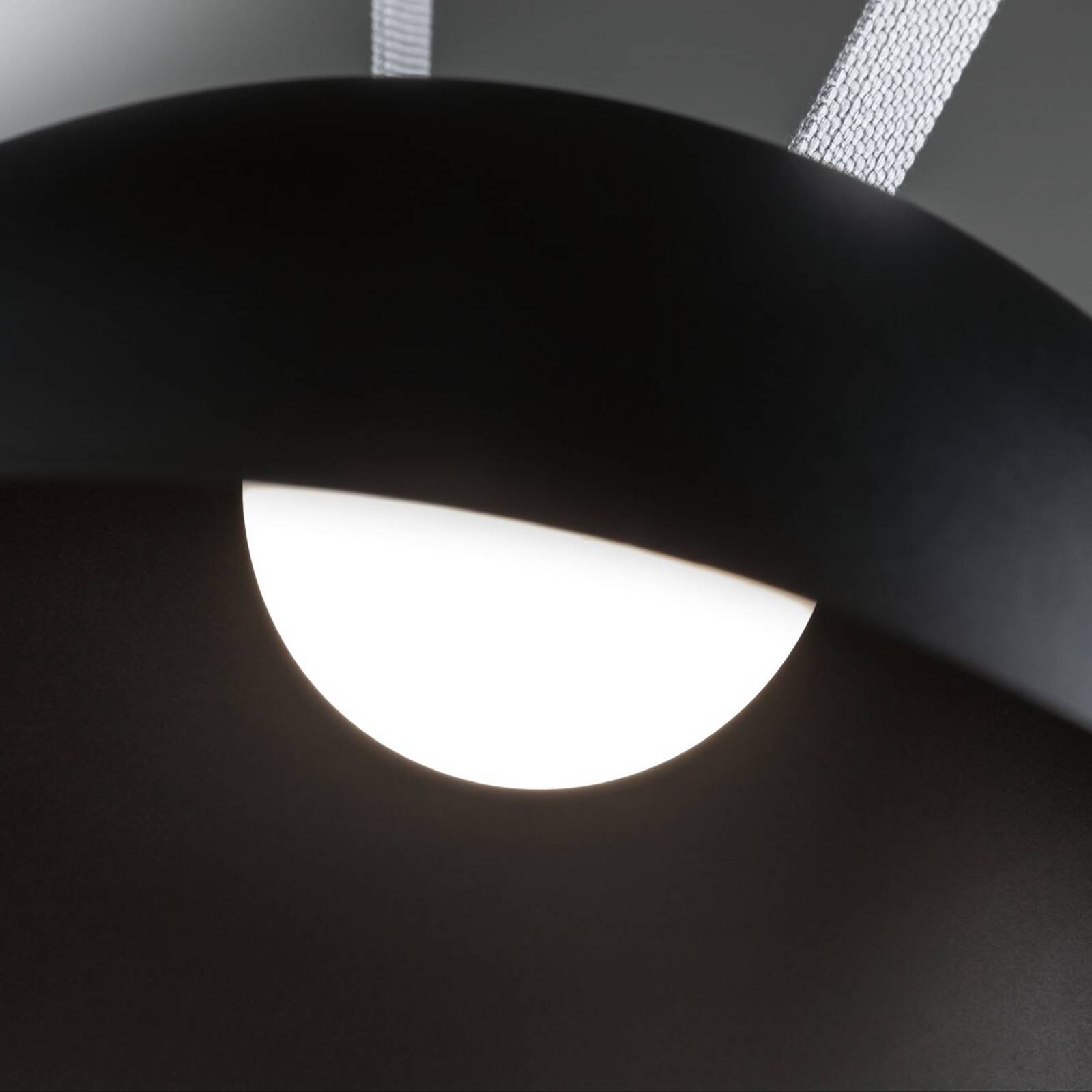 Paulmann ULine lampa wisząca LED Bol, czarna, 3000 K
