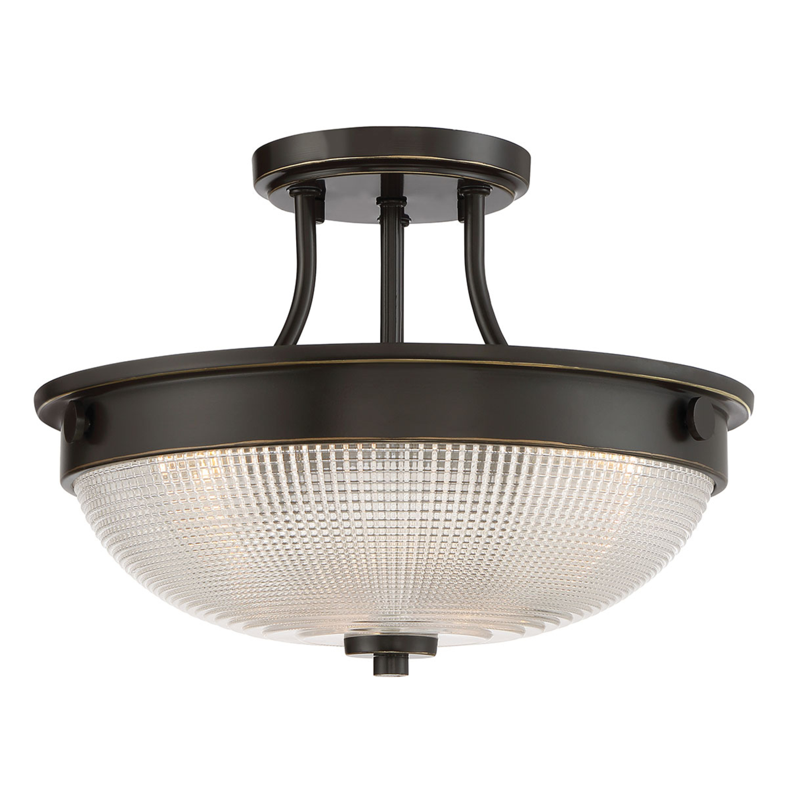 QUOIZEL Glass ceiling light Mantle with a bronze finish, for Living / Dining Room, metal, glass, E27, 60 W, energy efficiency: A++, H: 24.6 cm