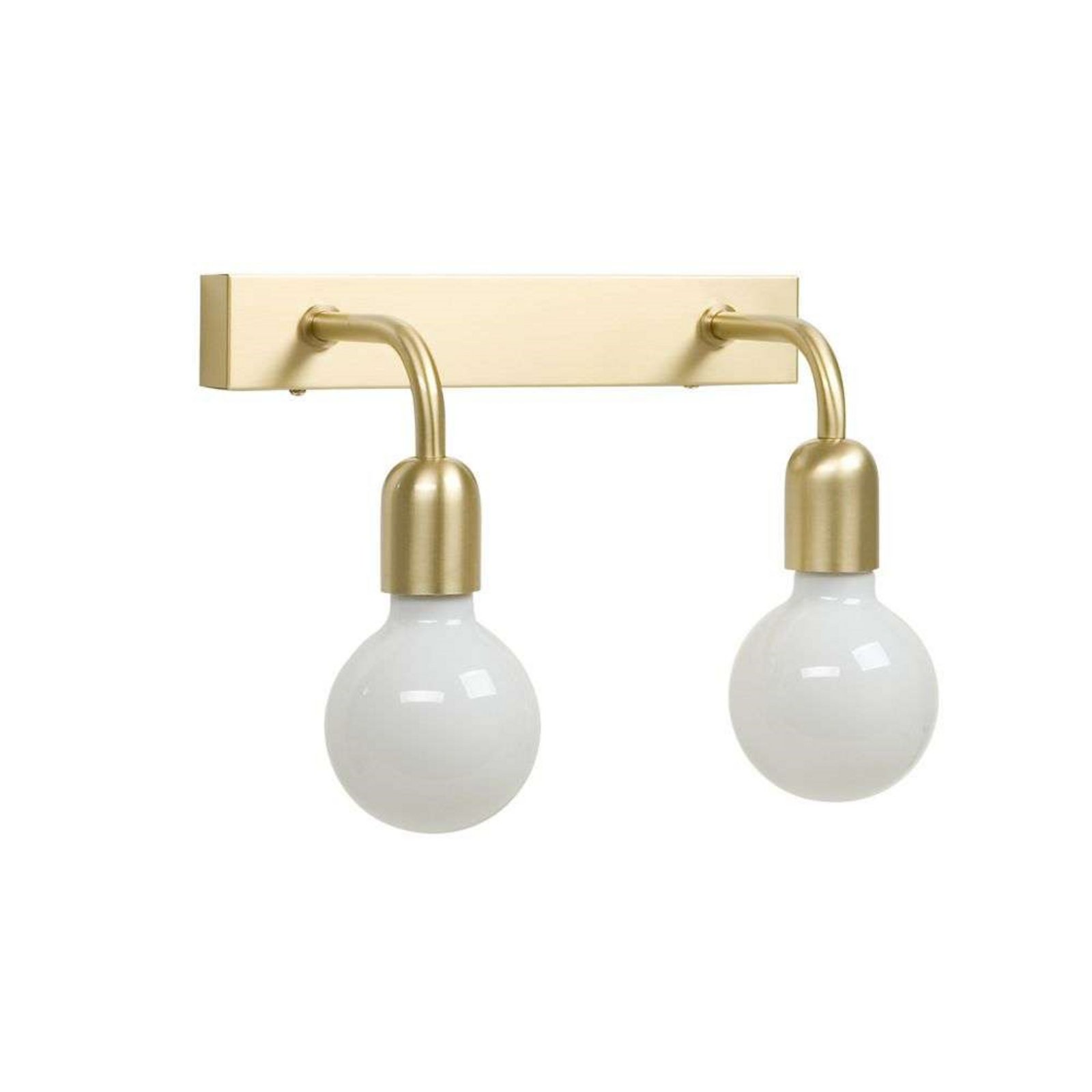 Regal 2 Aplică de Perete Brushed Brass - Belid