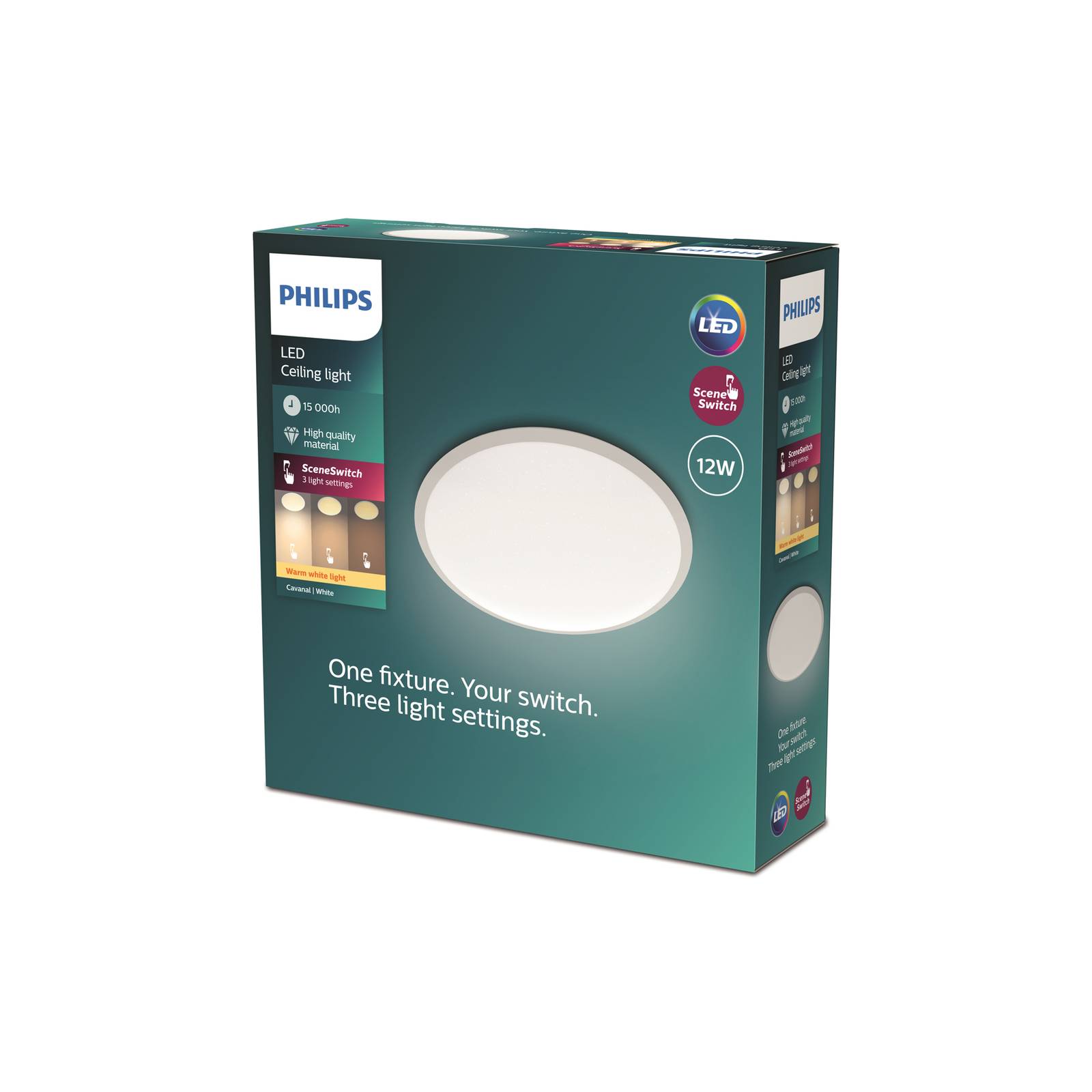 Philips myLiving Cavanal lampą LED 2 700 K biała