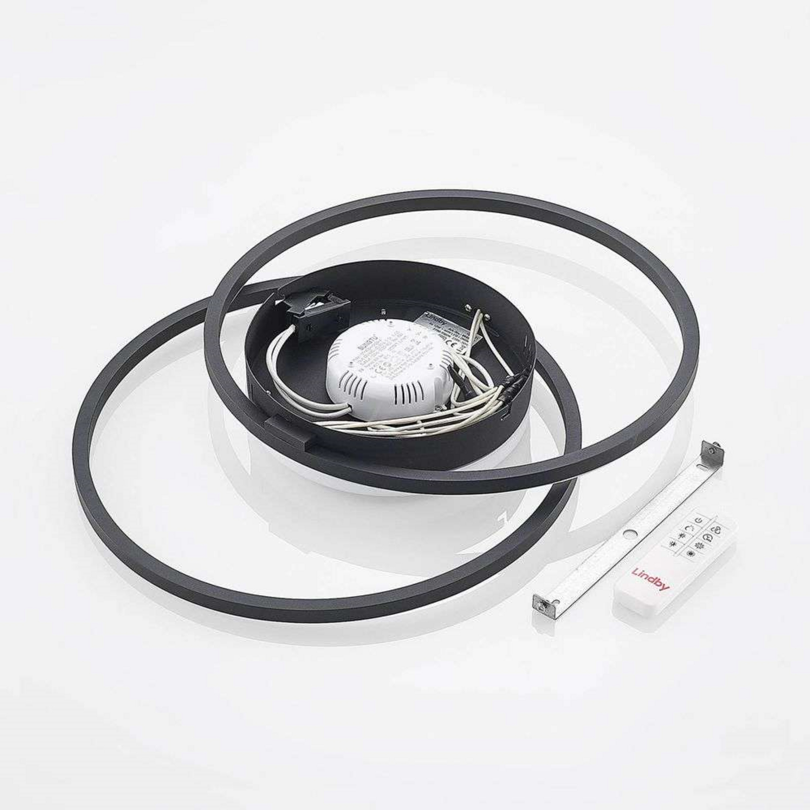 Nikodem LED Loftlampe 2700-6000K Black - Lindby