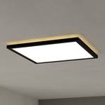 EGLO connect LED-Deckenlampe Rovito-Z, schwarz, 39 x 39 cm