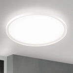 LED-taklampe GAMMA, Ø 60 cm, hvit, fjernkontroll, CCT dim