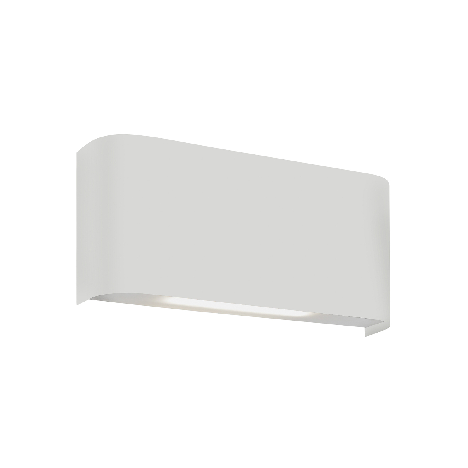 Candeeiro de parede LED Match Box, branco, metal, subida/descida, 18 cm