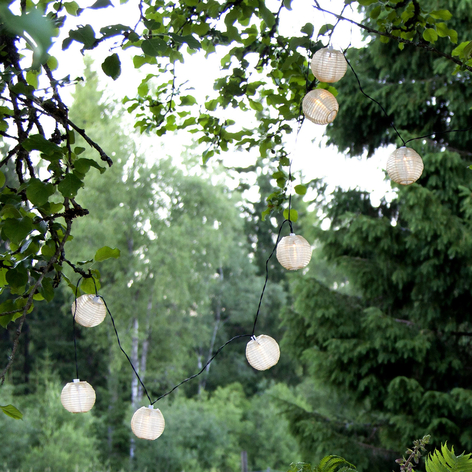 LED-solcellelampe Festival, lyskæde