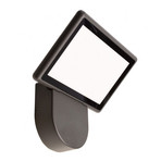 LED outdoor wall light Alkes S, 20 cm wide