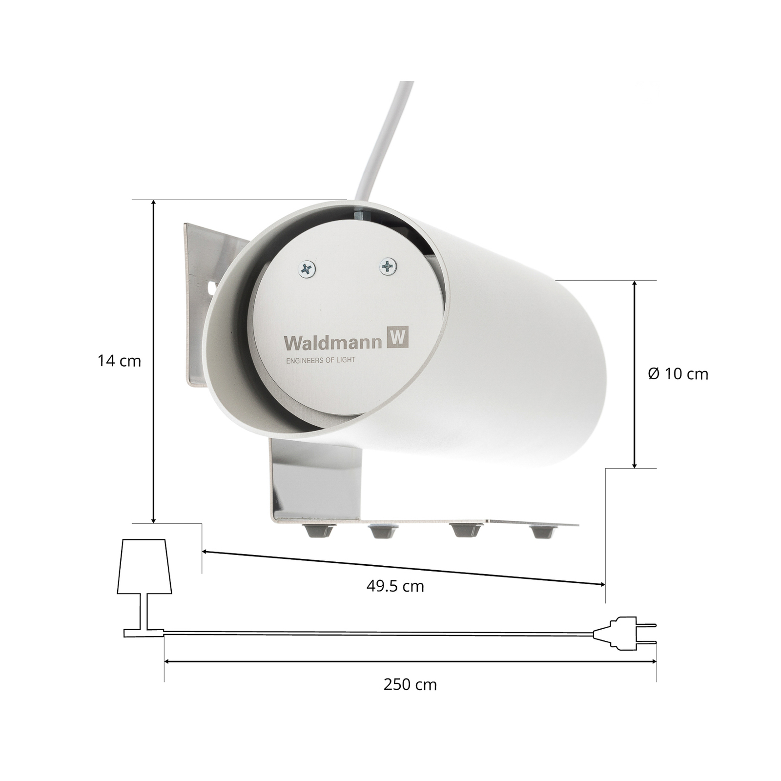 UV-C Luft-Desinfektionsleuchte ZAPP!18, 14m³/h