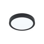EGLO connect Smart-LED-Aufbauleuchte Fueva 6-Z,schwarz,Ø21cm