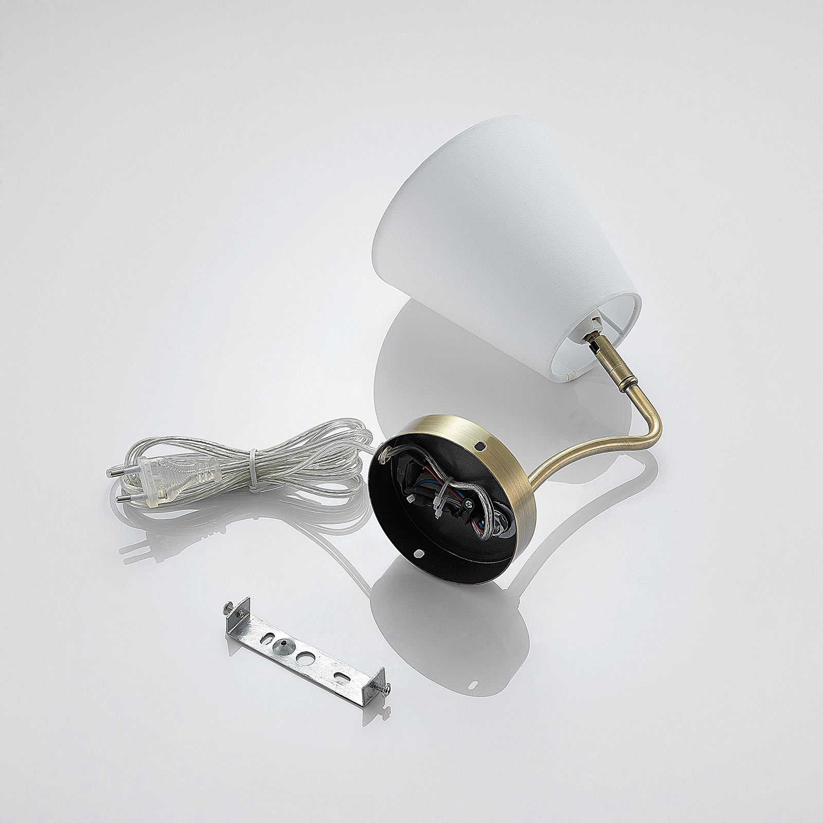 Lindby Applique A Parete Dimmerabile In Metallo – Colore Marrone Antico, Per Soggiorno E Sala Da Pranzo