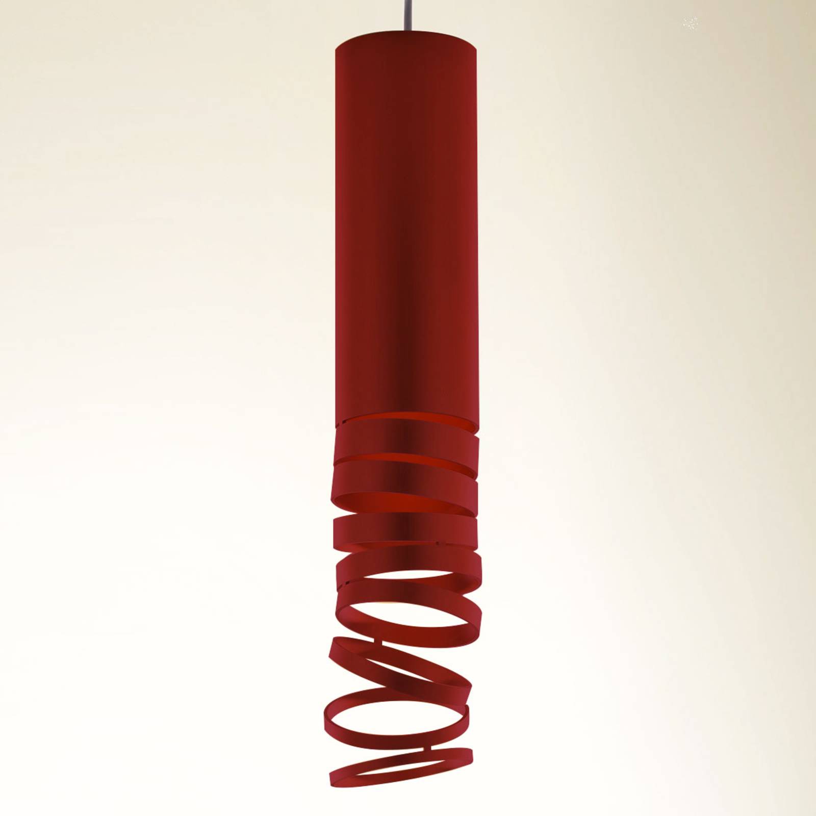 Artemide decomposé függő lámpa piros