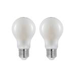 LED bulb E27 4 W 2,700 K dimmable, opal 2-pack
