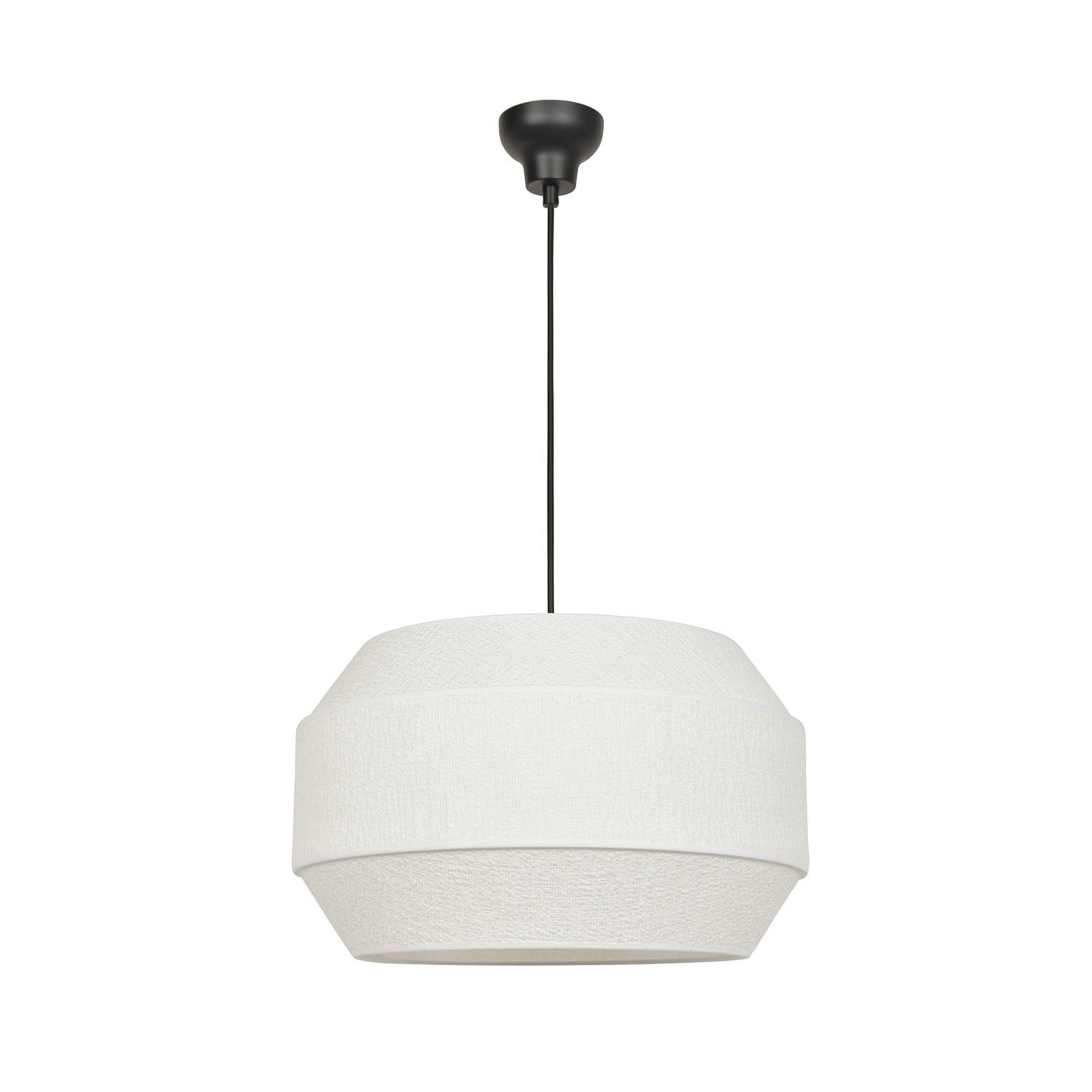 Suspension Cosiness Ø 46 cm, blanc, tissu - MARKET SET