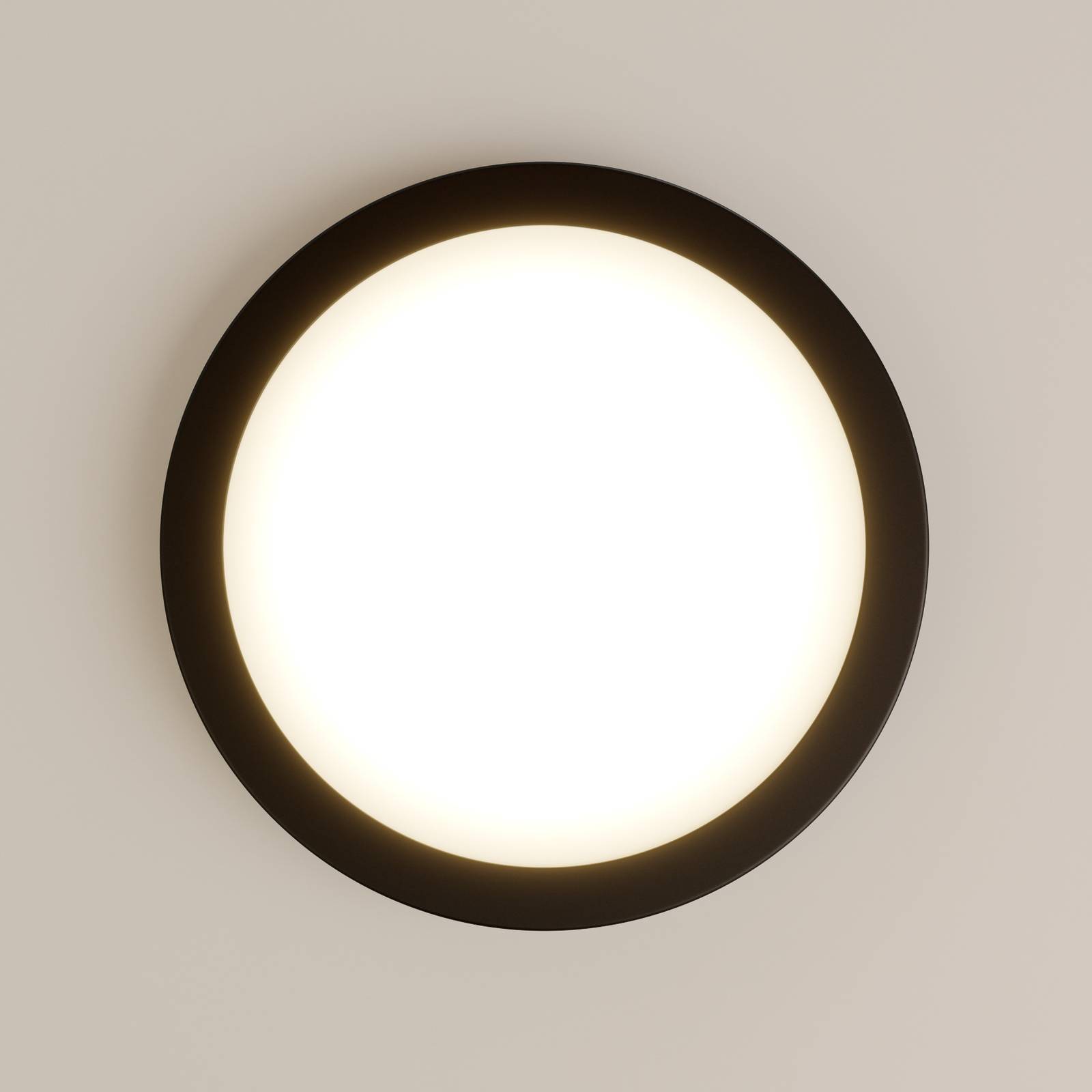 Paulmann Abia panel LED Ø 30cm 2 700 K czarny mat