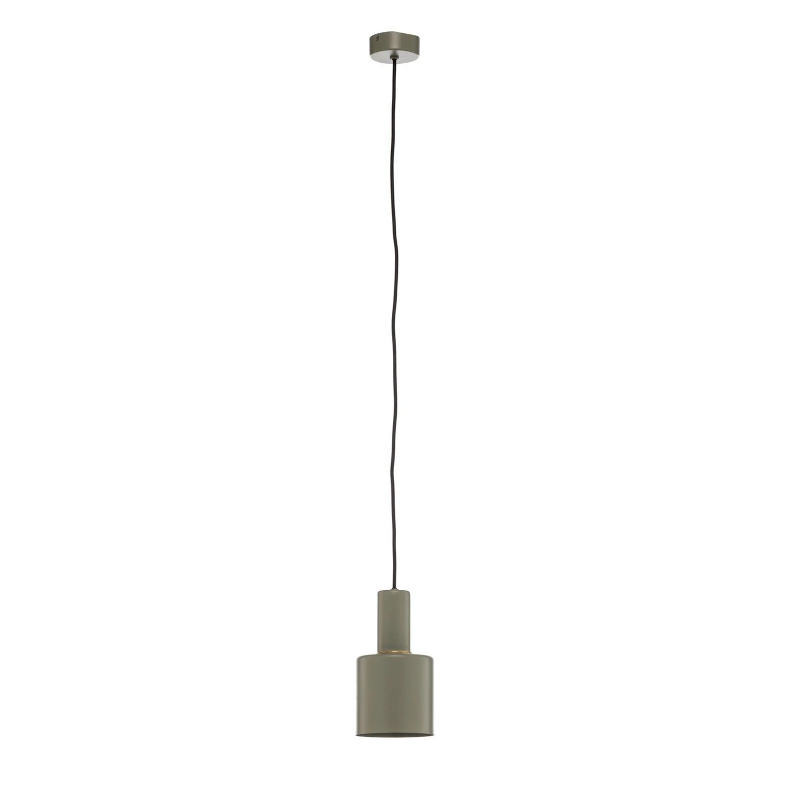 Suspension Euluna Selma, à 1 lampe, verte, Ø 11 cm