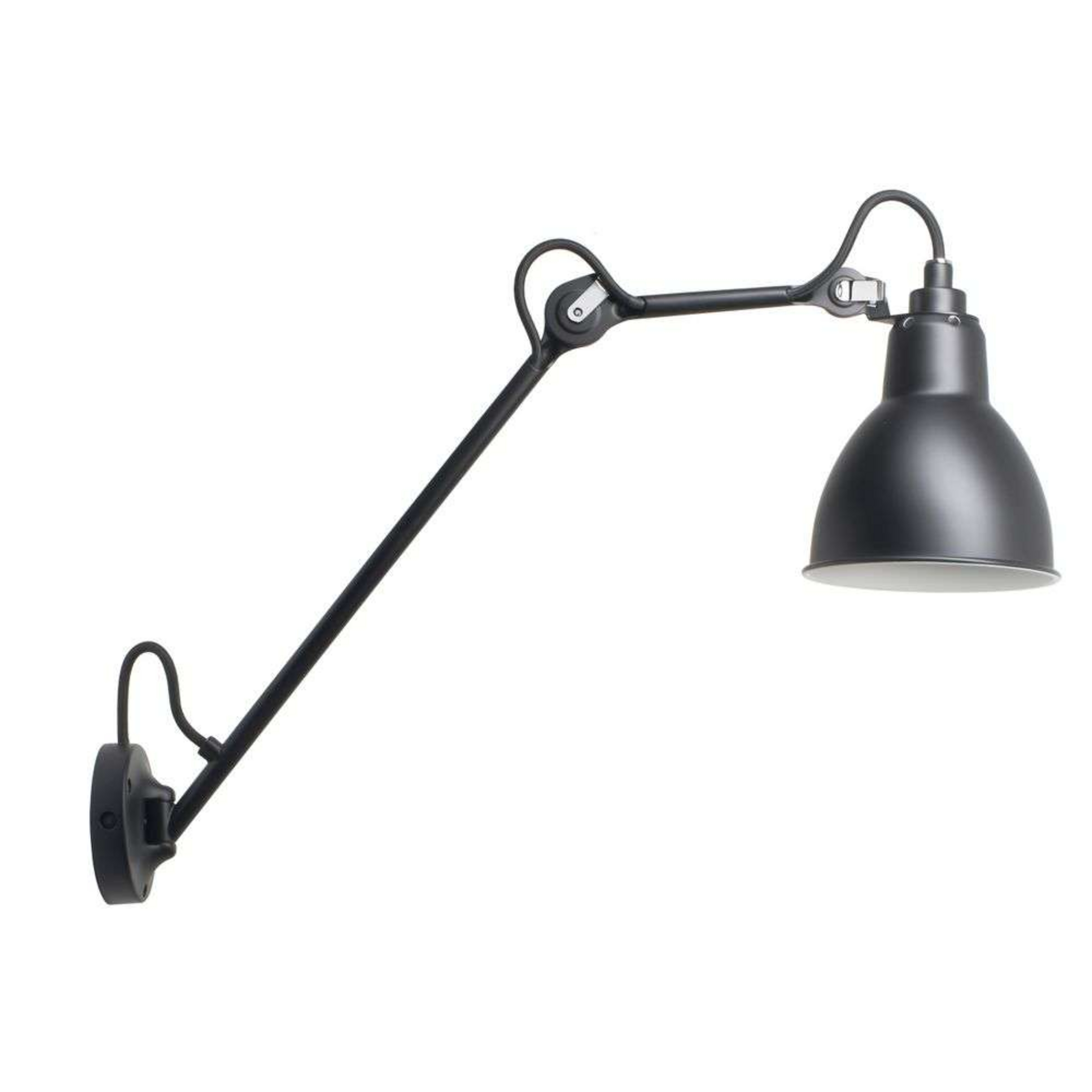 122 Bathroom Wall Lamp IP64 Black/Black - Lampe Gras