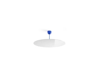 Millimetro Deckenleuchte H33 Ø85 Royal Blue/Mirror - Luceplan