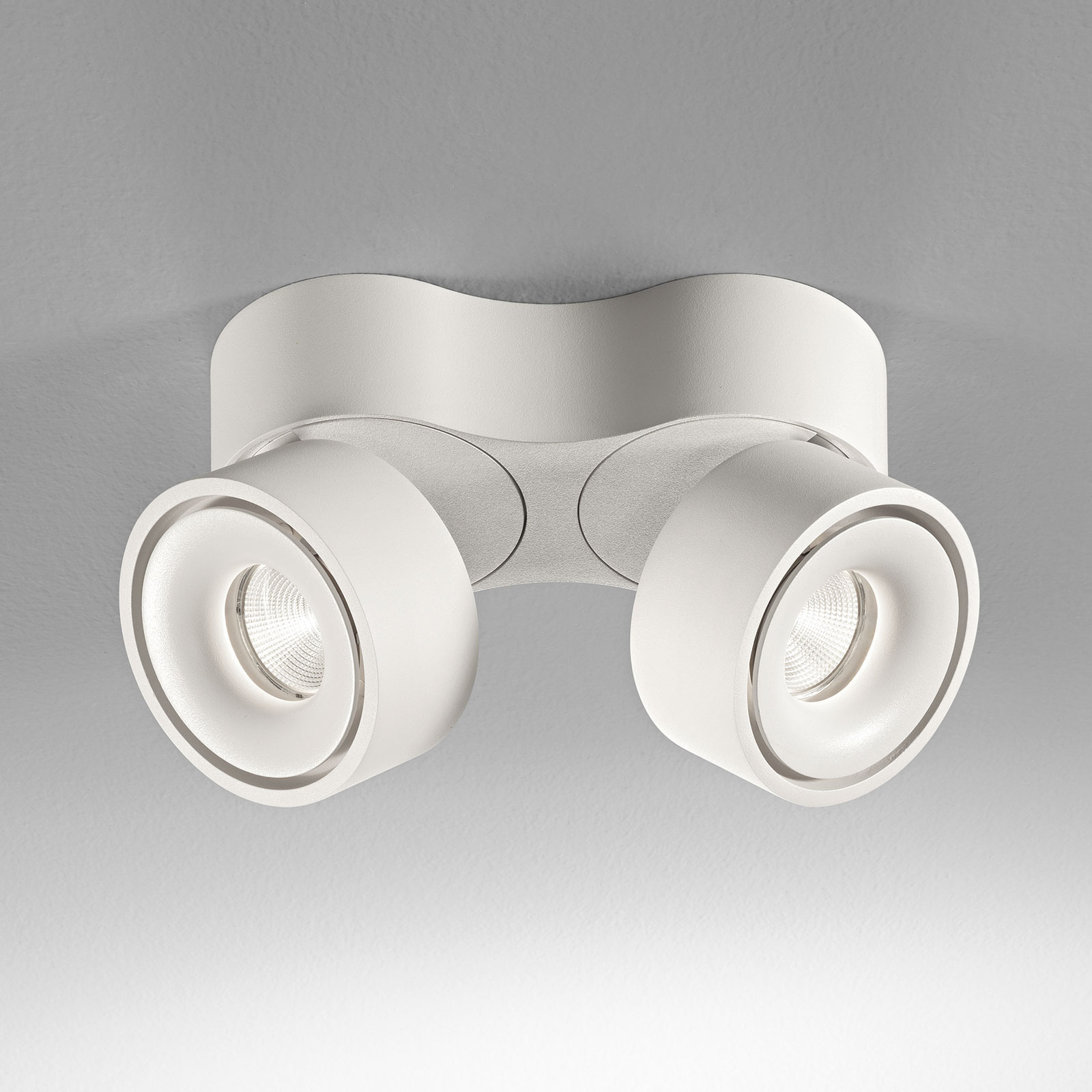 Egger Clippo Duo LED stropni spot, bijeli, 2700K