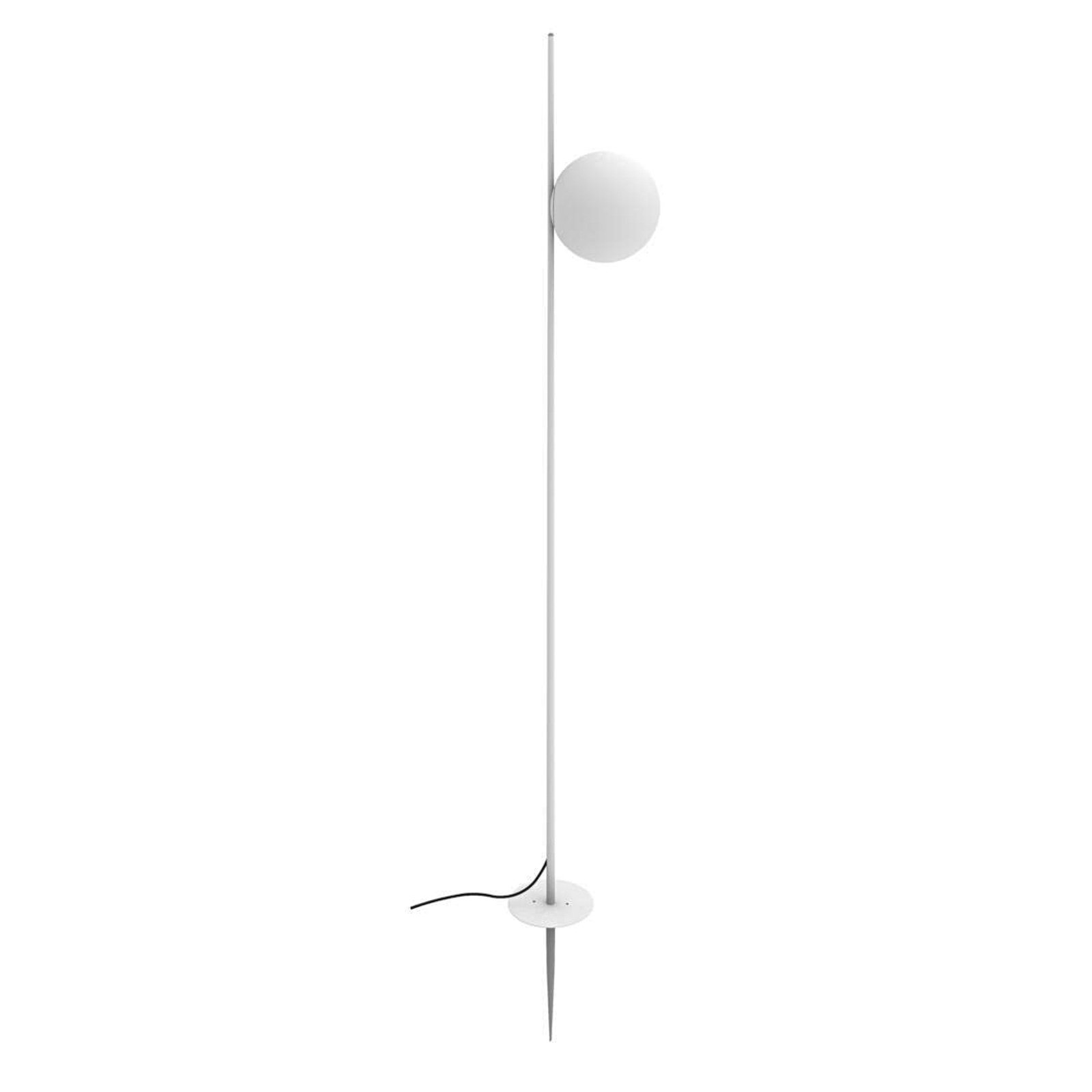 Karman grondspies lamp Atmosphere, wit, 178 cm, kunststof