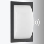 Ivett LED outdoor wall light, graphite, motion detector