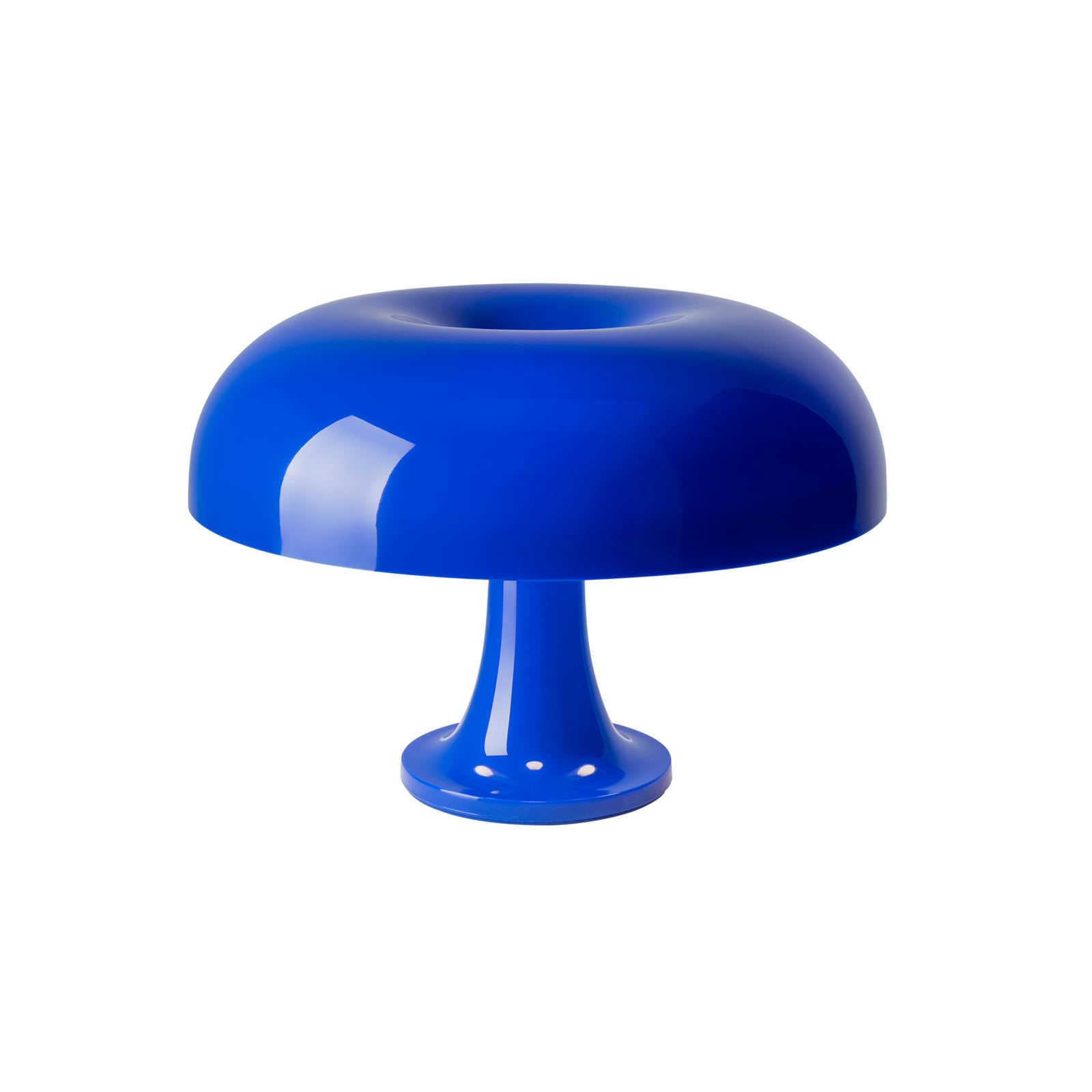 Lámpara de mesa Nessino de Artemide, azul oscuro, altura 22 cm