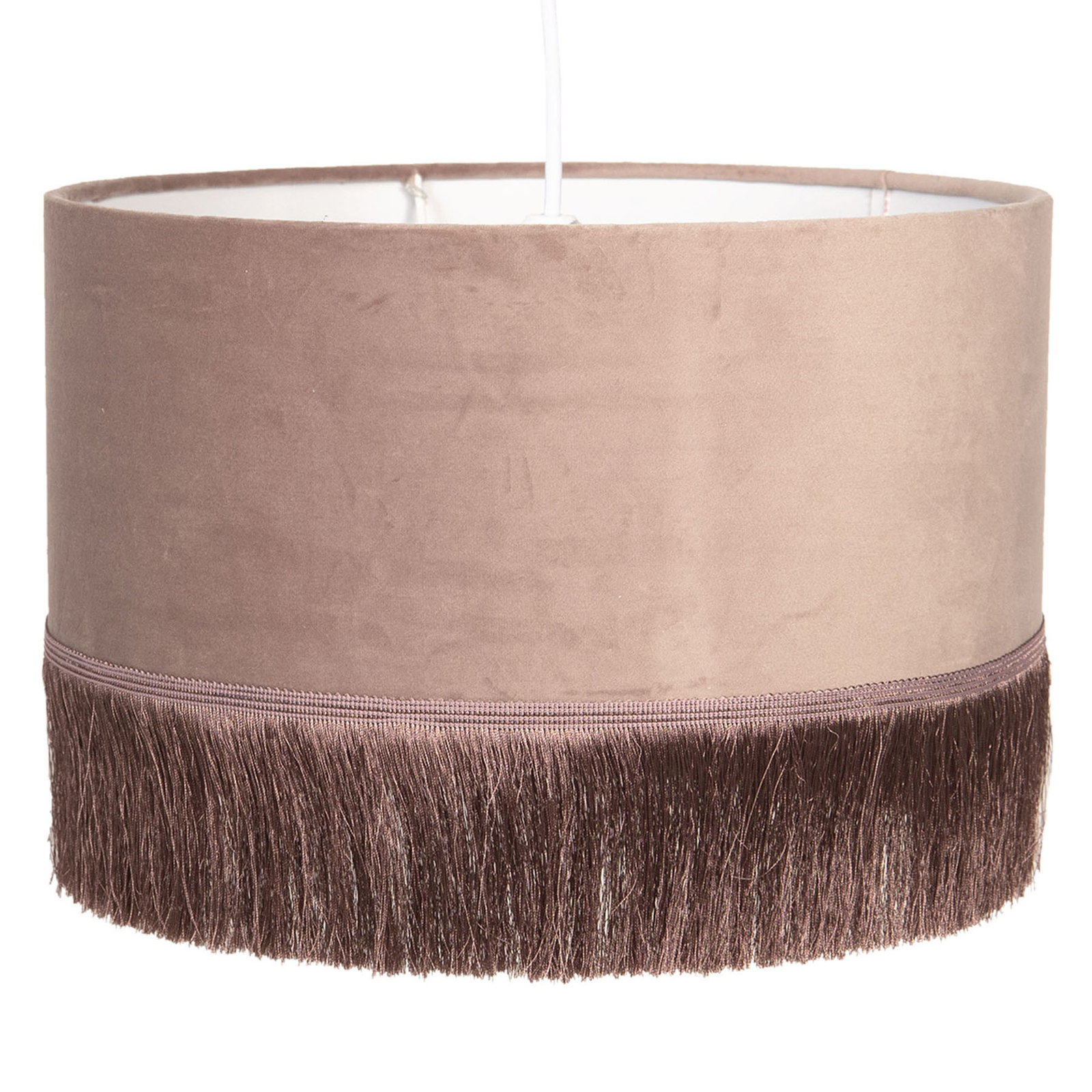 Clayre & Eef 0464 hanging light, plastic lampshade, pink, for Living / Dining Room, plastic, E27, 60 W, energy efficiency: A++, H: 25 cm