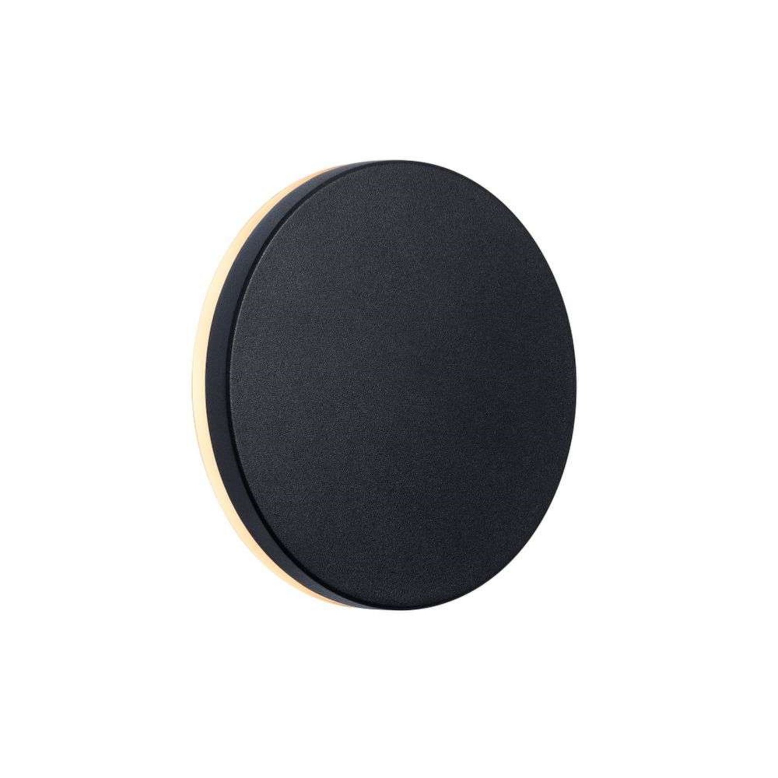 Artego Round LED Aplique de Pared Black - Nordlux