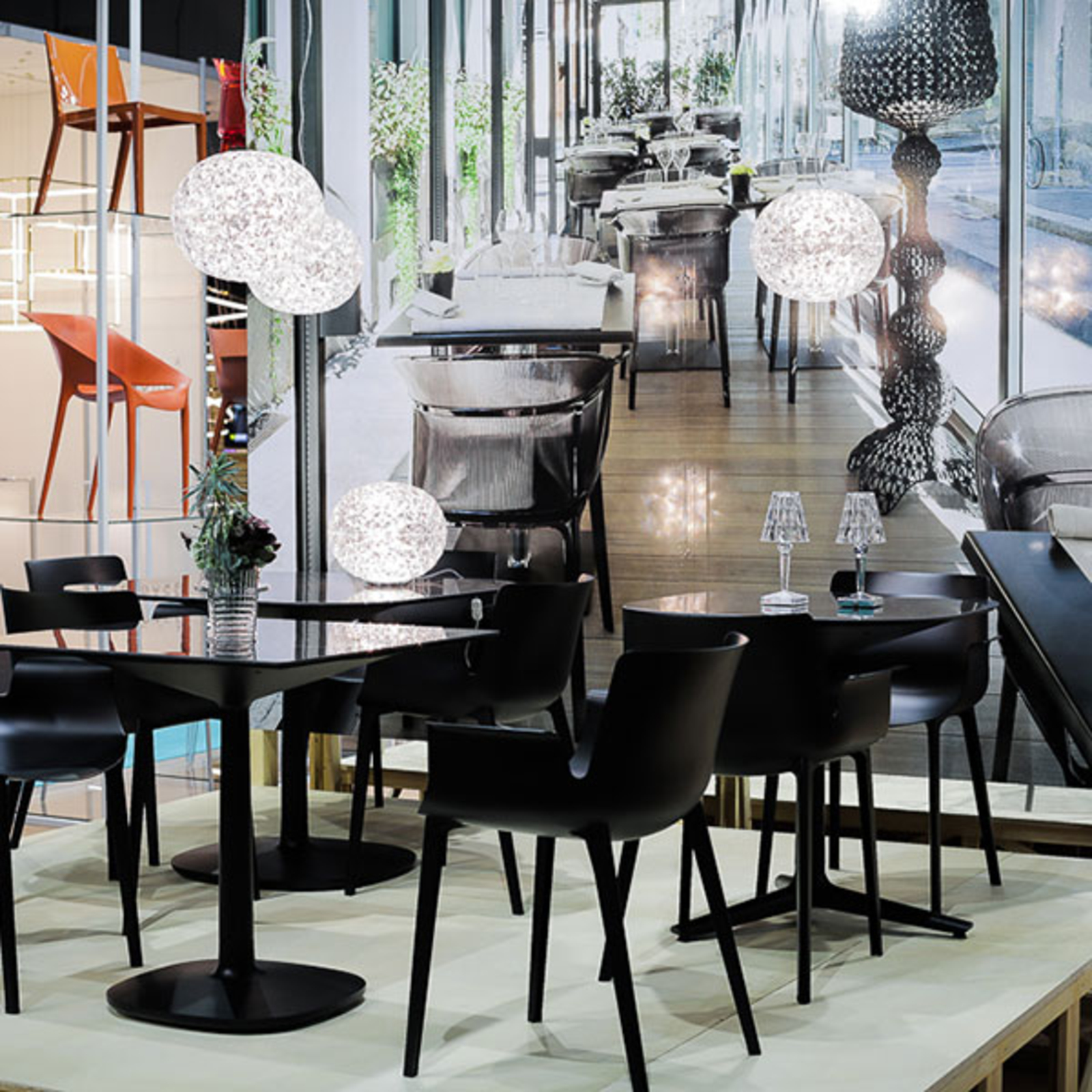 Planet Candeeiro Suspenso Crystal - Kartell