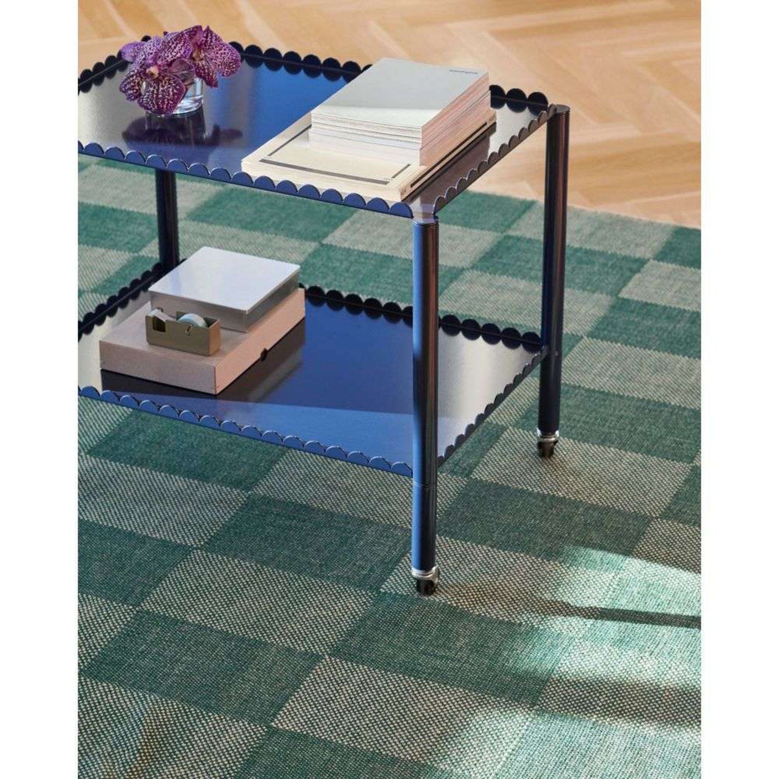 Check Rug Small Check 140x200 Green - HAY