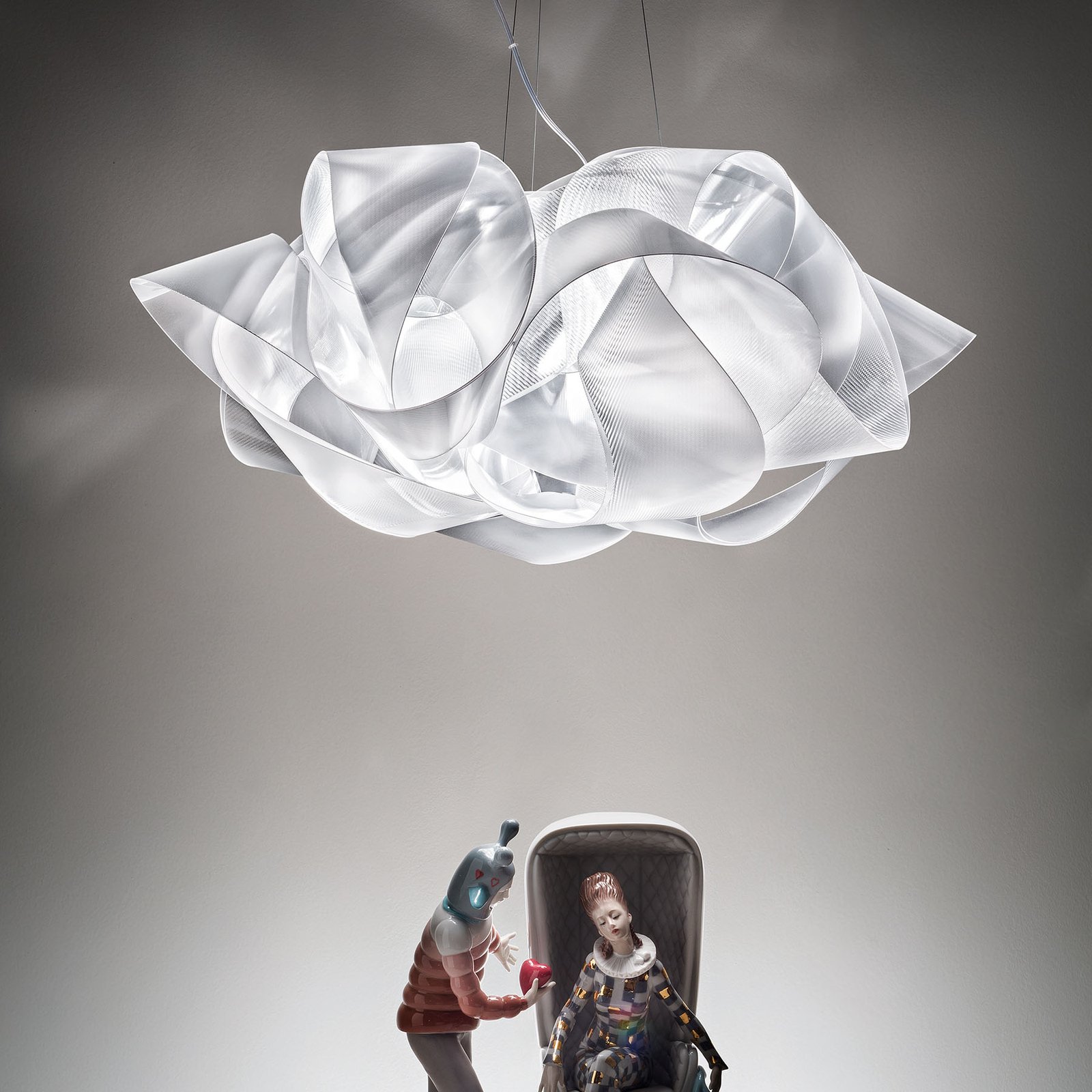 Fabula Designer-Pendelleuchte, klar, large - Slamp