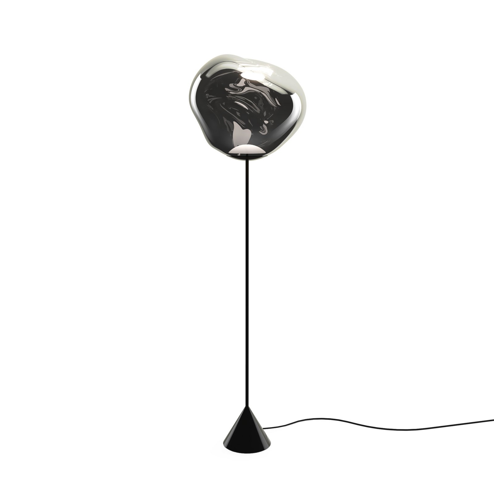 Melt Cone Slim Stehleuchte Silver - Tom Dixon Melt Cone Slim Stehleuchte Silver - Tom Dixon